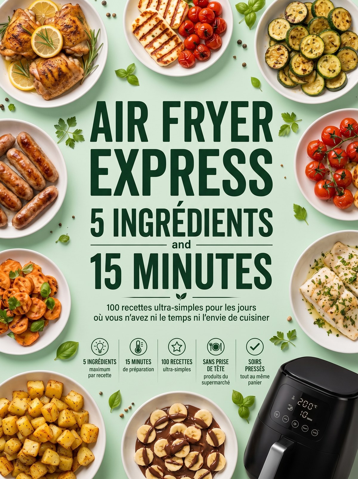 Air Fryer Express · 5 Ingrédients, 15 Minutes