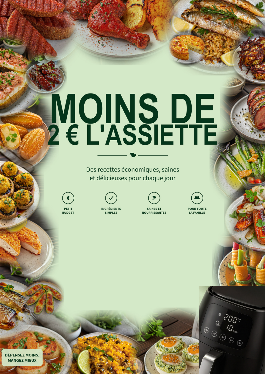Manger pour moins de 2 € par assiette · 150 recettes
