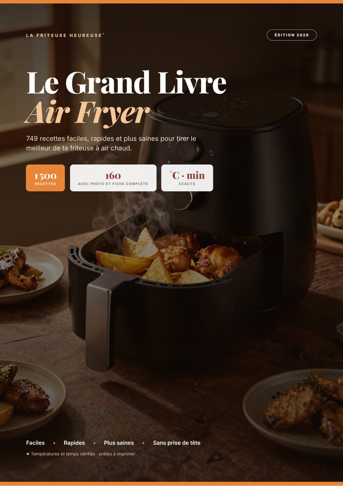 Le Système Complet Air Fryer · +1 500 recettes