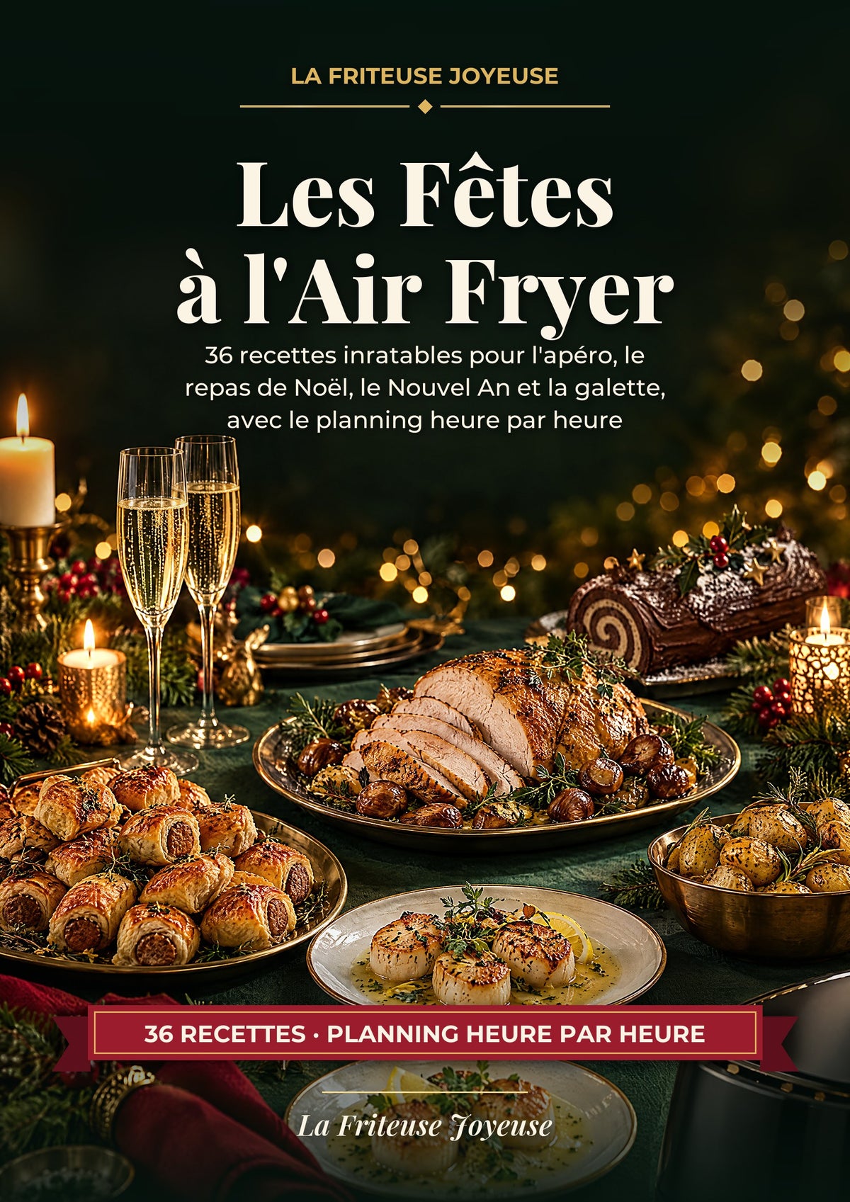 Les Fêtes à l'Air Fryer : première de couverture