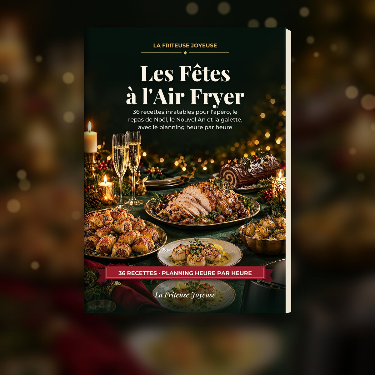 Les Fêtes à l'Air Fryer : couverture du livre