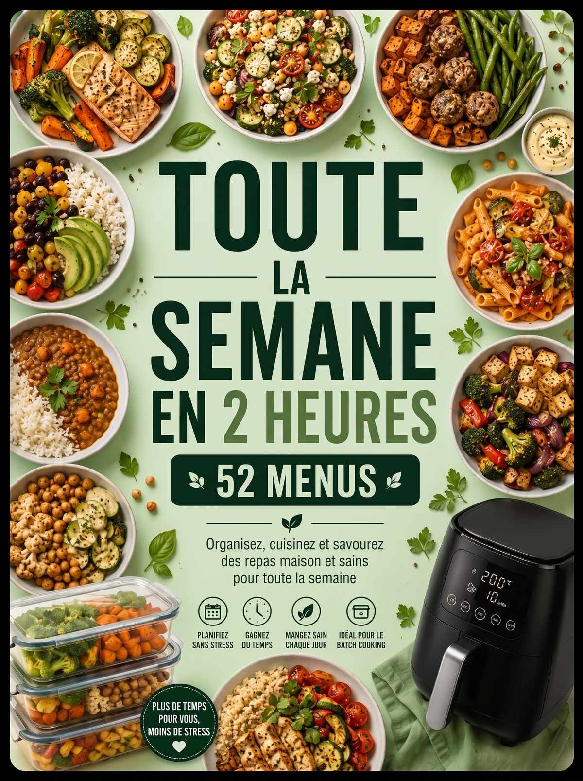 Toute la Semaine en 2 Heures · 52 menus